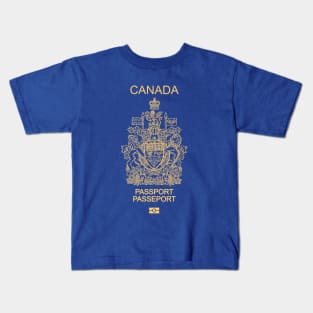 Canada passport Kids T-Shirt